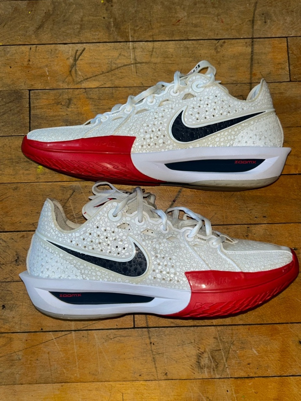 Nike Air Zoom GT Cut 3 “Olympic” USA DV2913-103 Basketball Shoes Mens Size 10